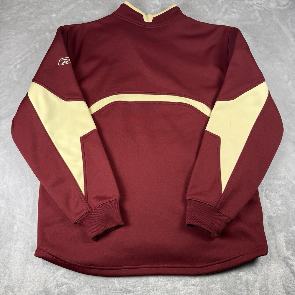 Boston College Eagles Reebok Fleece 1/4 Zip Pullover Chest Embroidered Men s L - Picture 12 of 12